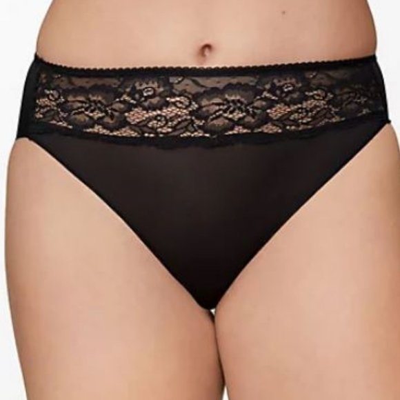 SOMA Set of 5 Vanishing Edge Microfiber High Leg Briefs - Picture 3 of 3